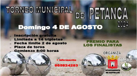 Torneo municipal de Petanca 2024