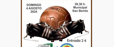 Futbol veterano a beneficio de la restauración del tejado de la Parroquia de la Encarnación