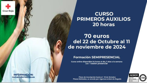 Curso primeros auxilios - Cruz Roja