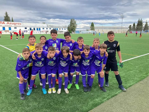 Dos jóvenes jugadores del Castellar, Campeones de Andalucía en la categoría benjamín