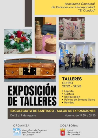 Exposición de talleres de la Asociación Comarcal de Personas con Discapacidad 