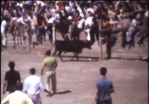 Video de los primeros encierros de las fiestas de agosto. Año 1972
