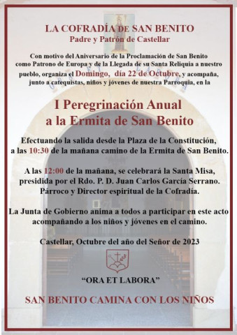 I Peregrinación anual a la ermita de San Benito