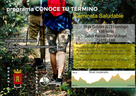 Caminata saludable - 29 de Octubre de 2023