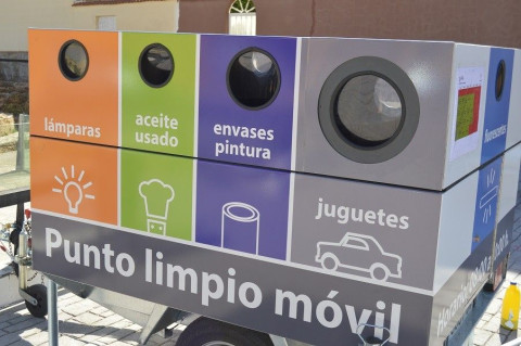 Día prestación servicio Punto Limpio Móvil durante el mes de Febrero