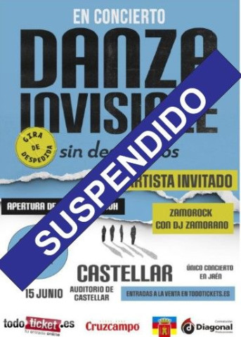 El Ayuntamiento de Castellar suspende el concierto de Danza Invisible por problemas con la empresa organizadora
