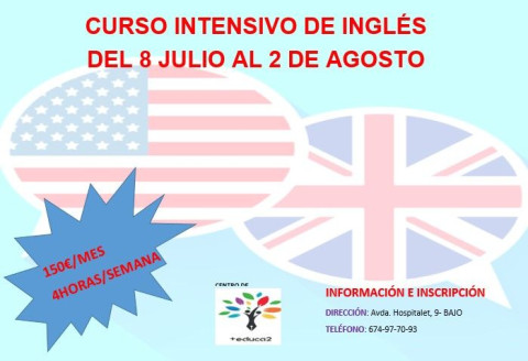 Abierto plazo de inscripción del Curso Intensivo de Inglés